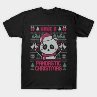 Pandastic Christmas T-Shirt